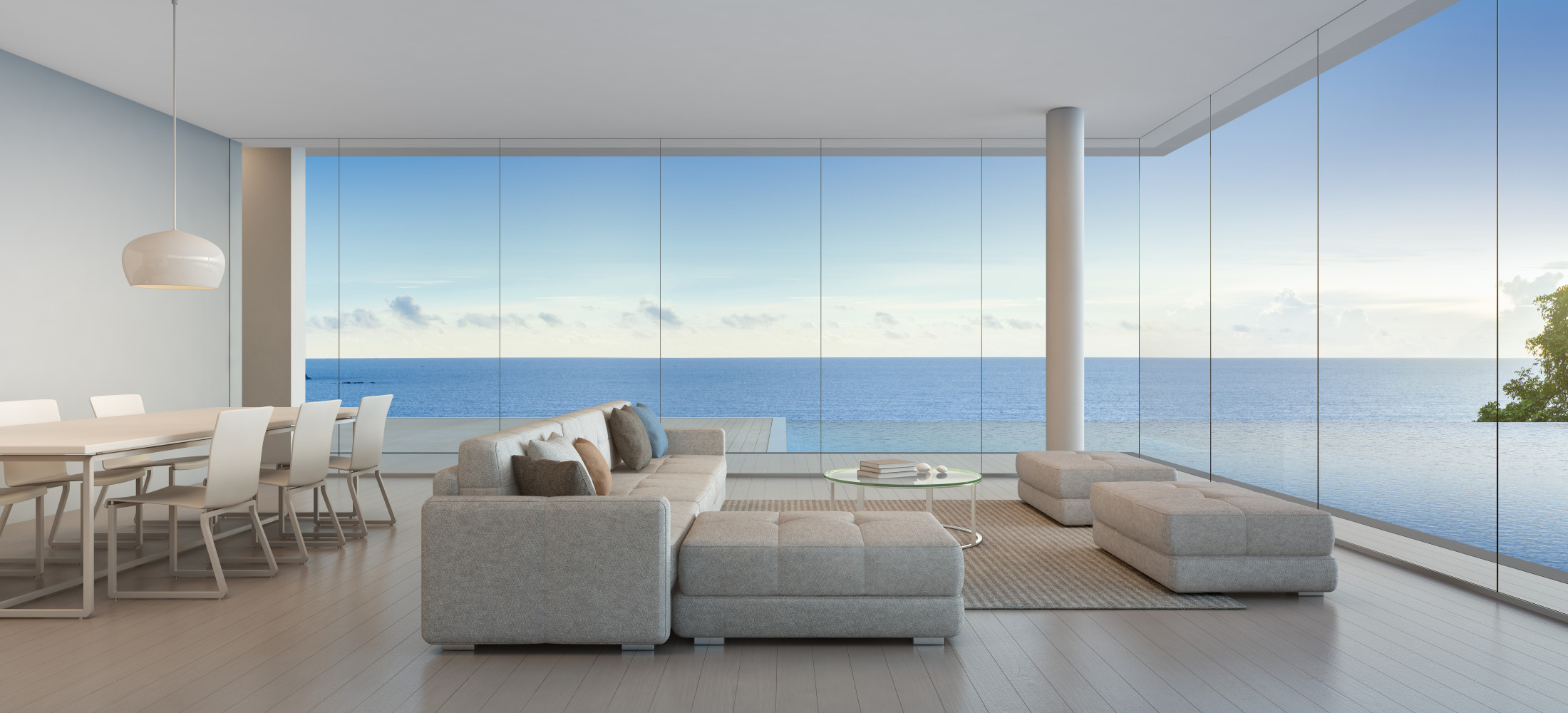 Luxury apartments with sea view