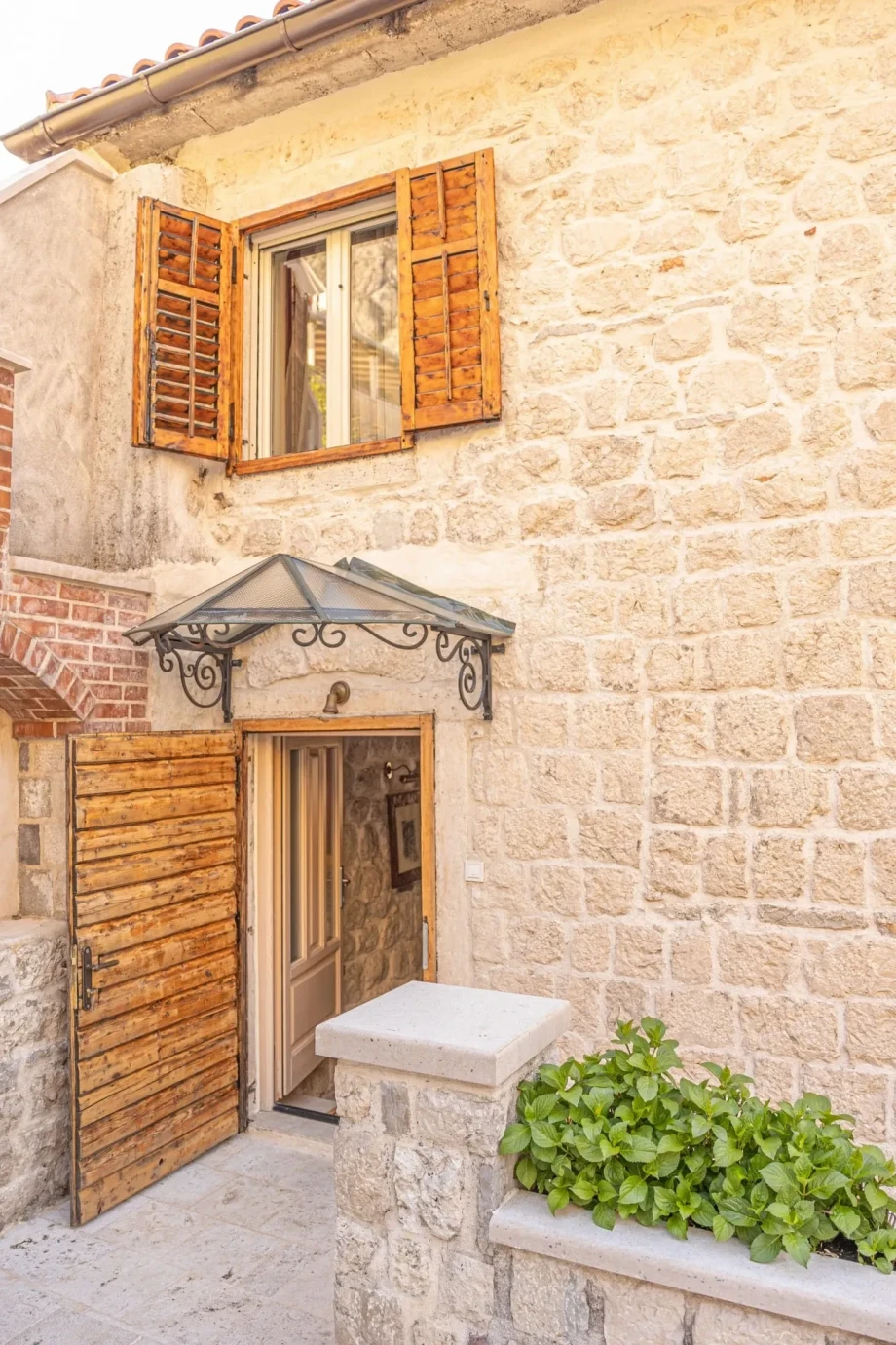 Rustic Doors and Windows Adding Charm to the Villa
