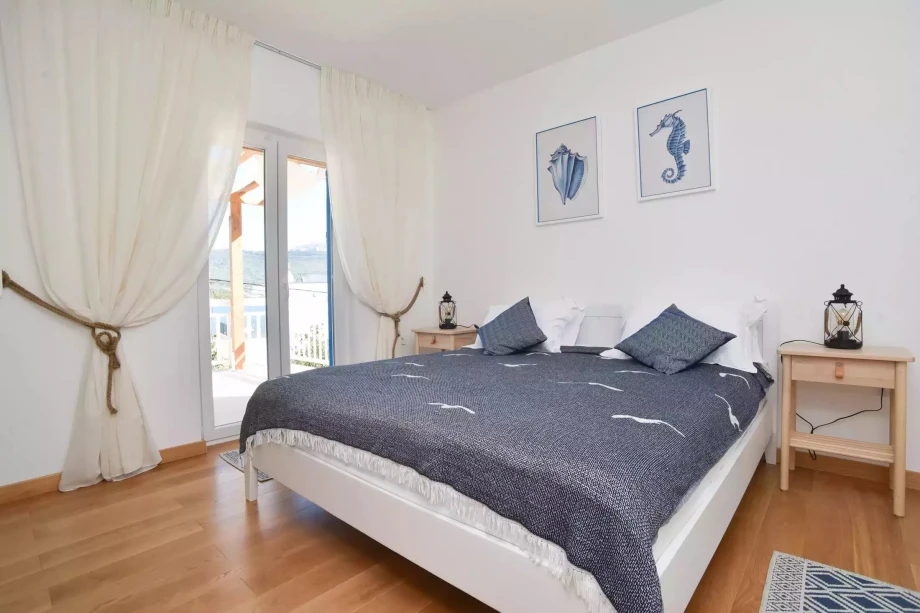Bedroom with Sea View at Villa Klara