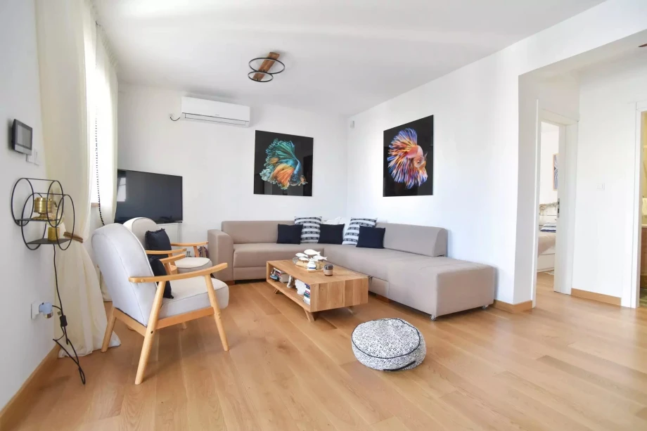 Spacious Living Room at Villa Klara