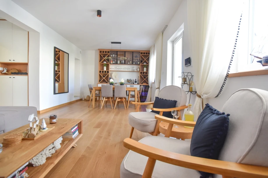 Living Room with Beautiful Details at Villa Klara