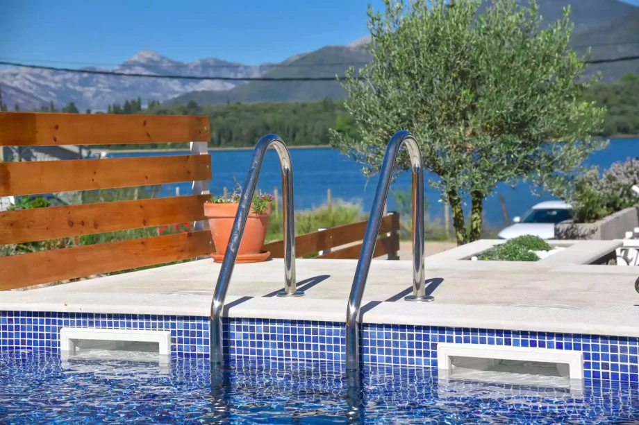 Stunning Sea View from the Pool at Villa Klara