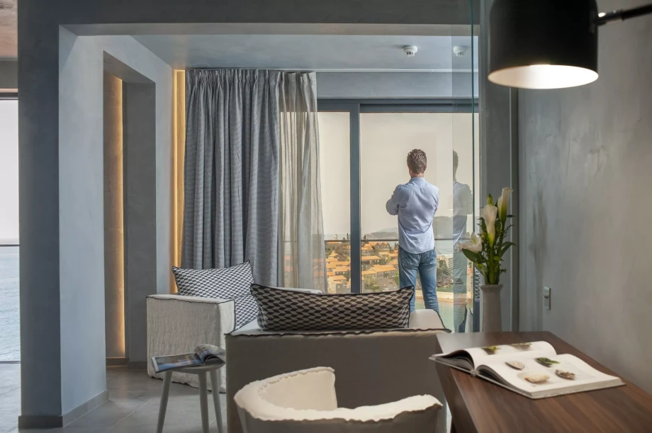 Perfect Furniture in Apollonia Villa's Living Area