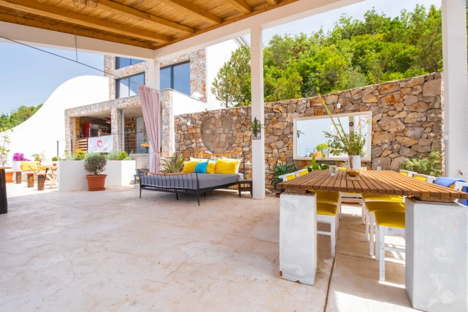 Beautiful Garden at Villa Infinity in Montenegro