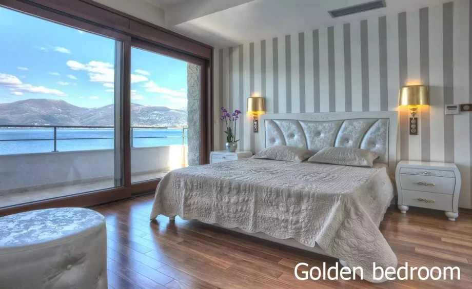 Cozy Two-Person Bedroom in Moonlight Beachfront Villa, Montenegro