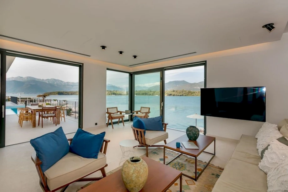 Stunning views from the interior of Montenegro villa La Danse de Soleil