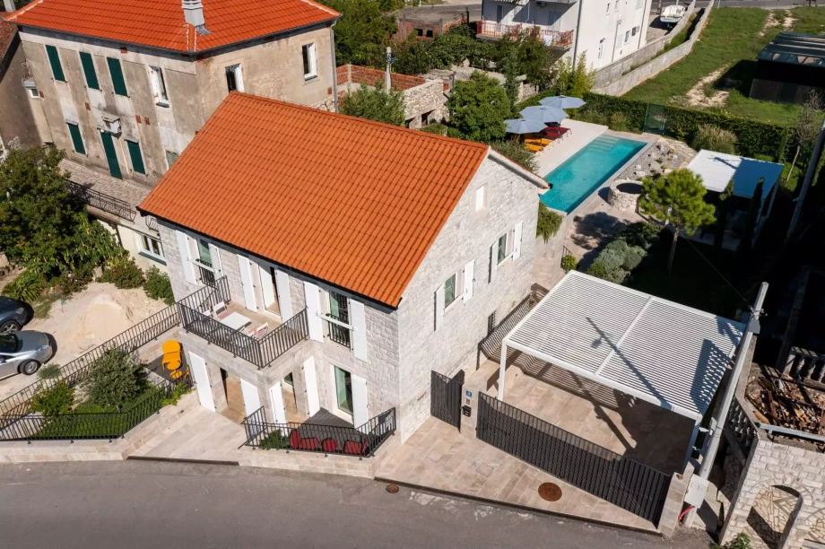 Aerial View of Villa