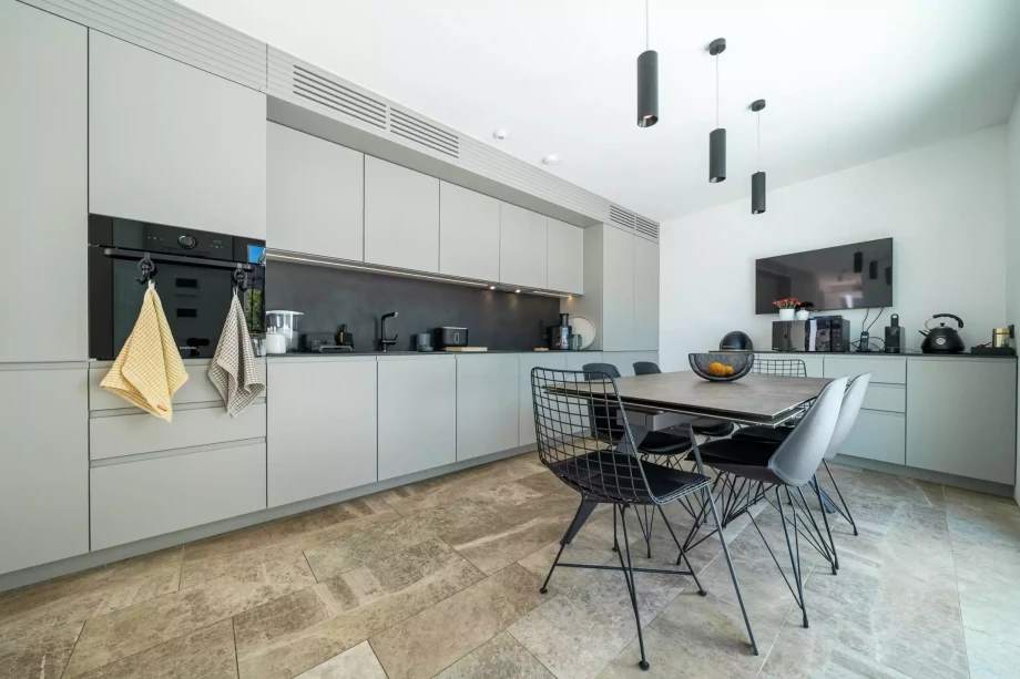 Beautifully Decorated Spacious Kitchen in Villa