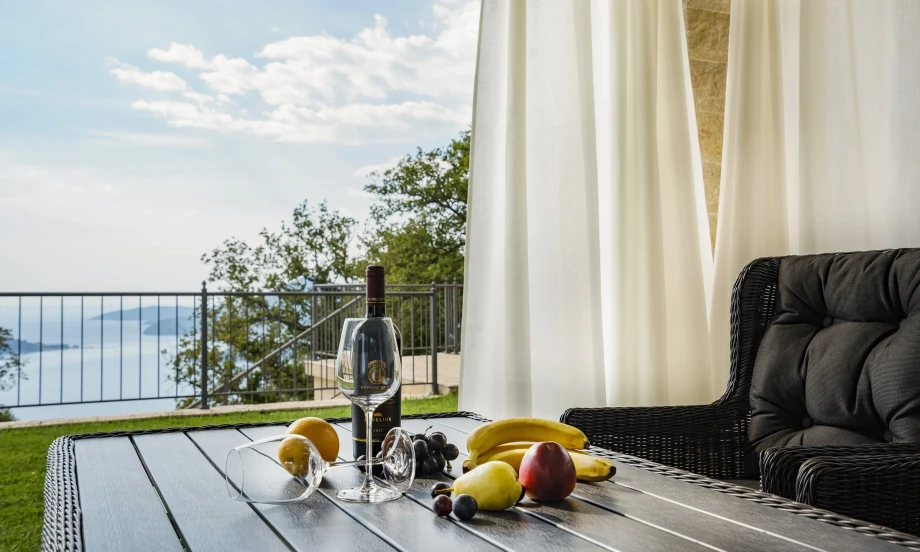 Perfect outdoor spot to wine and dine in a Montenegro villa