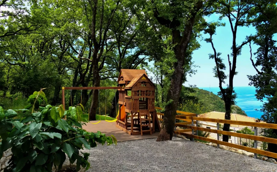 Oak forest playground for kids in Villa Reef Coral