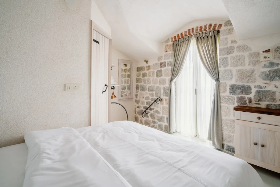 Beautiful bedroom in stone villa