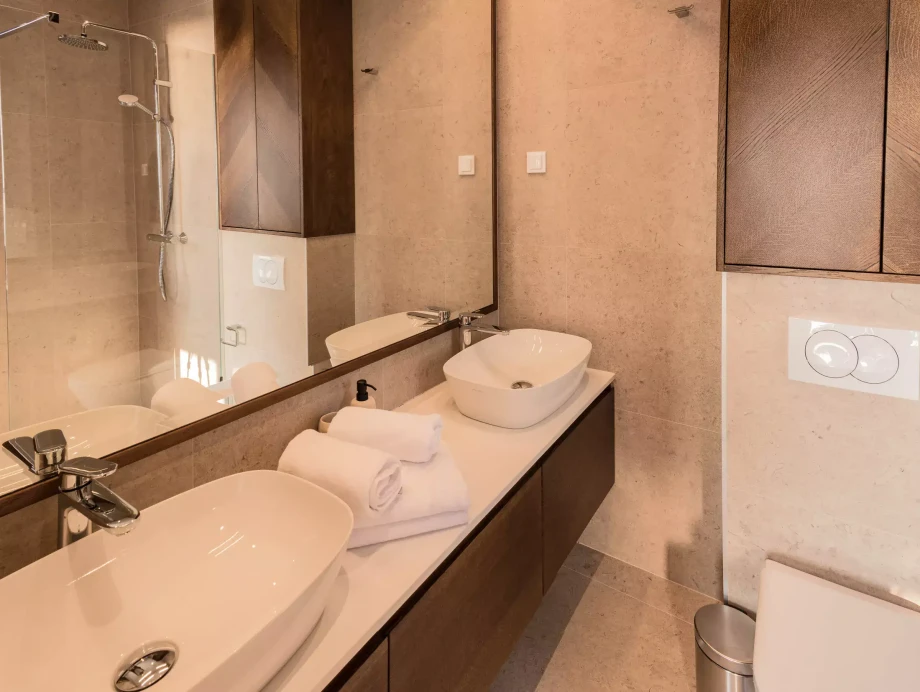 Fully equipped bathroom