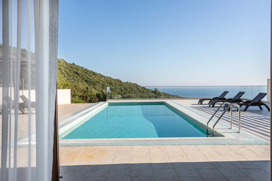 Inviting Pool with Scenic Views in Budva