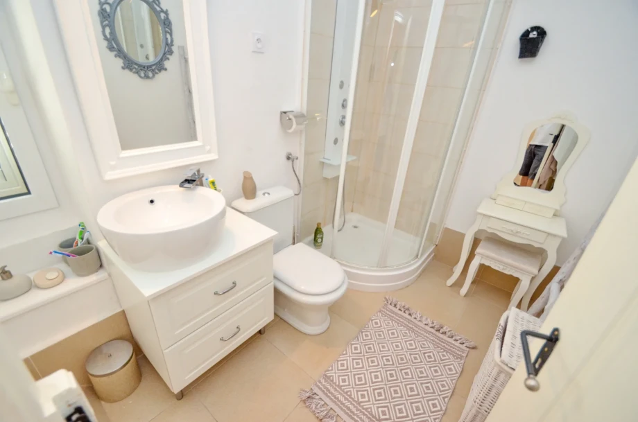 Fully Equipped Bathroom in a Montenegro Villa with Modern Amenities