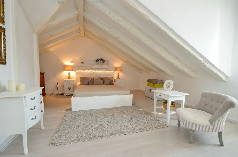 Elegant Bedroom for Two in a Montenegro Villa with Sophisticated Decor