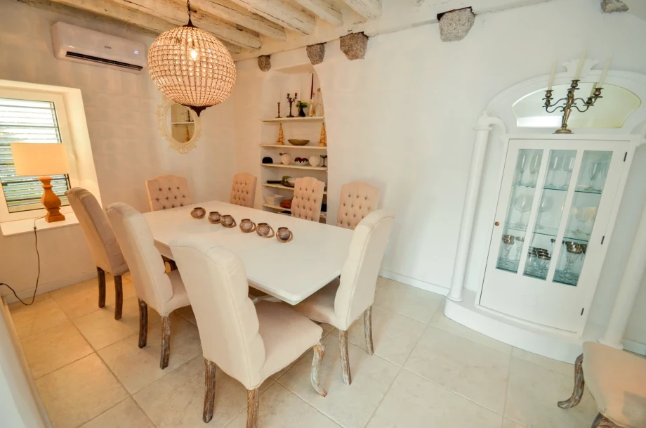 Stylish Indoor Dining Area in a Montenegro Villa