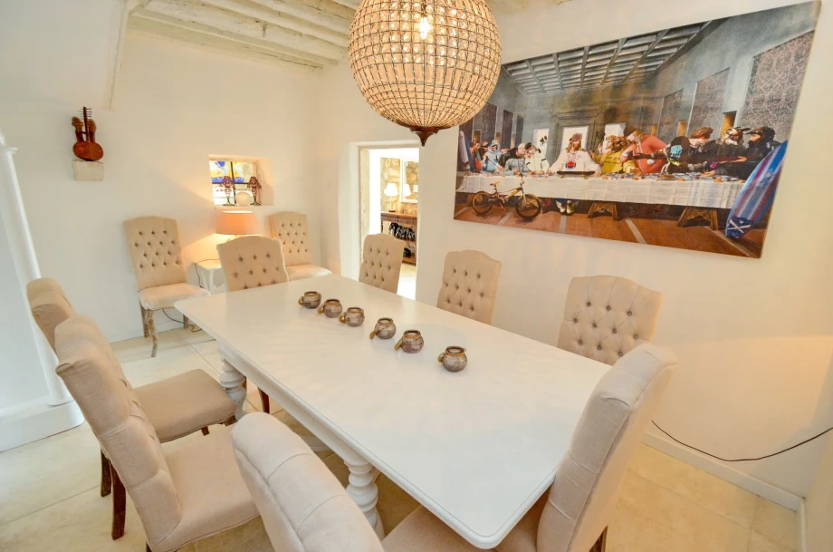 Dining Table in a Montenegro Villa for Memorable Meals