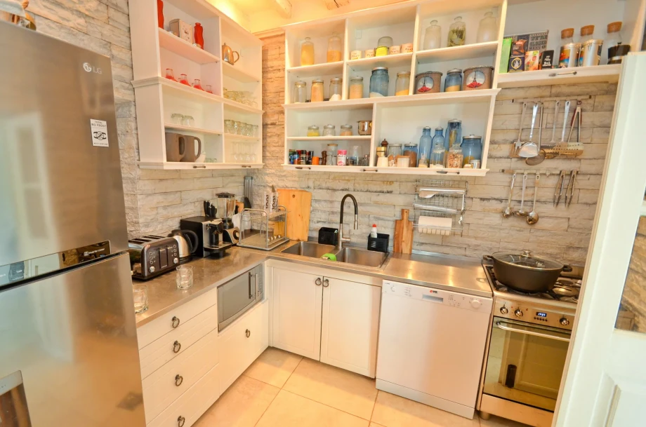 Fully Equipped Kitchen with Essential Utensils in a Montenegro Villa