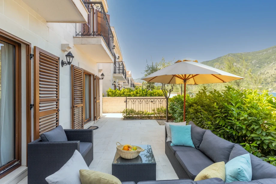 Outdoor are in private villa Huma in Kotor