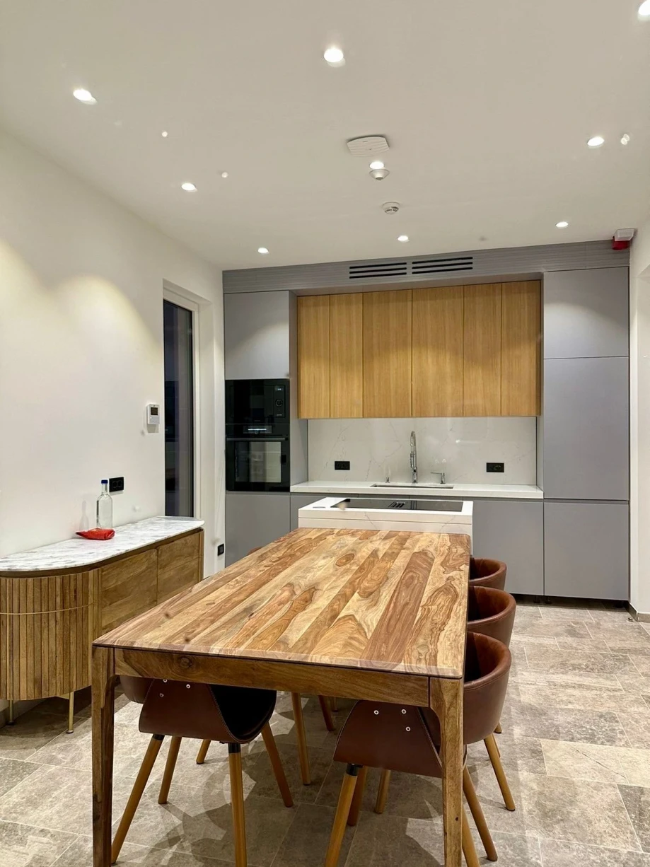 Wooden Dining Table in Villa