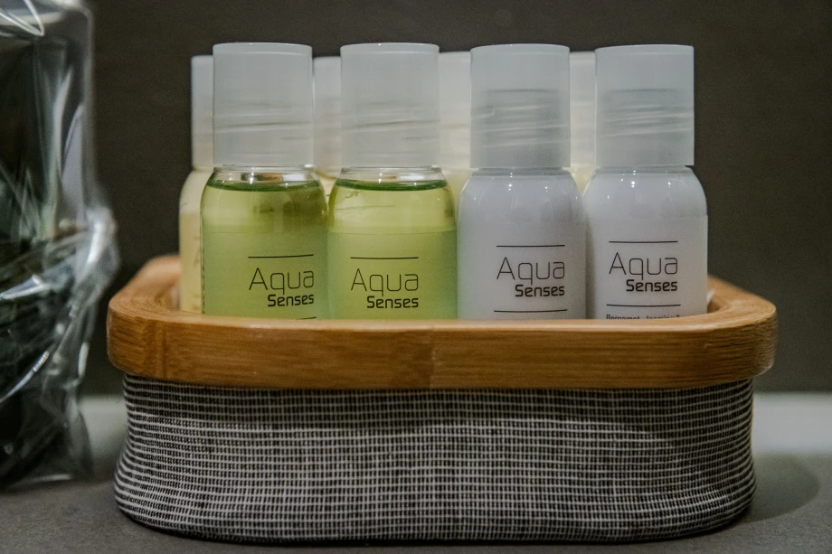 Shampoo and Bathroom Amenities in Villa