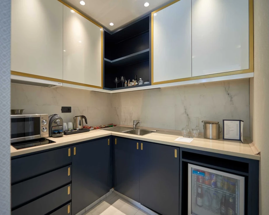 Fully Equipped Kitchen in Huma Villa with Sea View