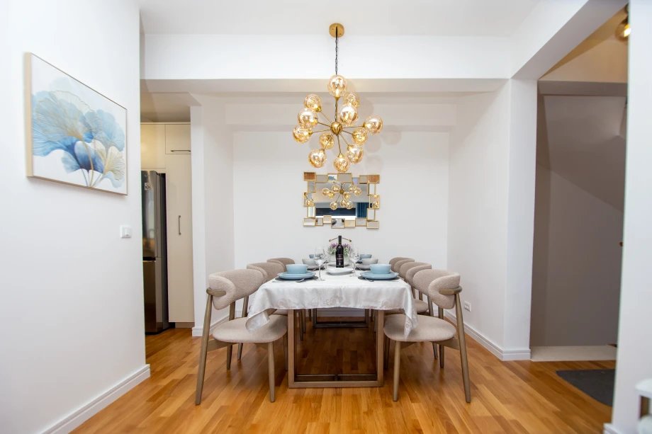 Elegant Dining Room in Moonstruck Villa with Scenic Views