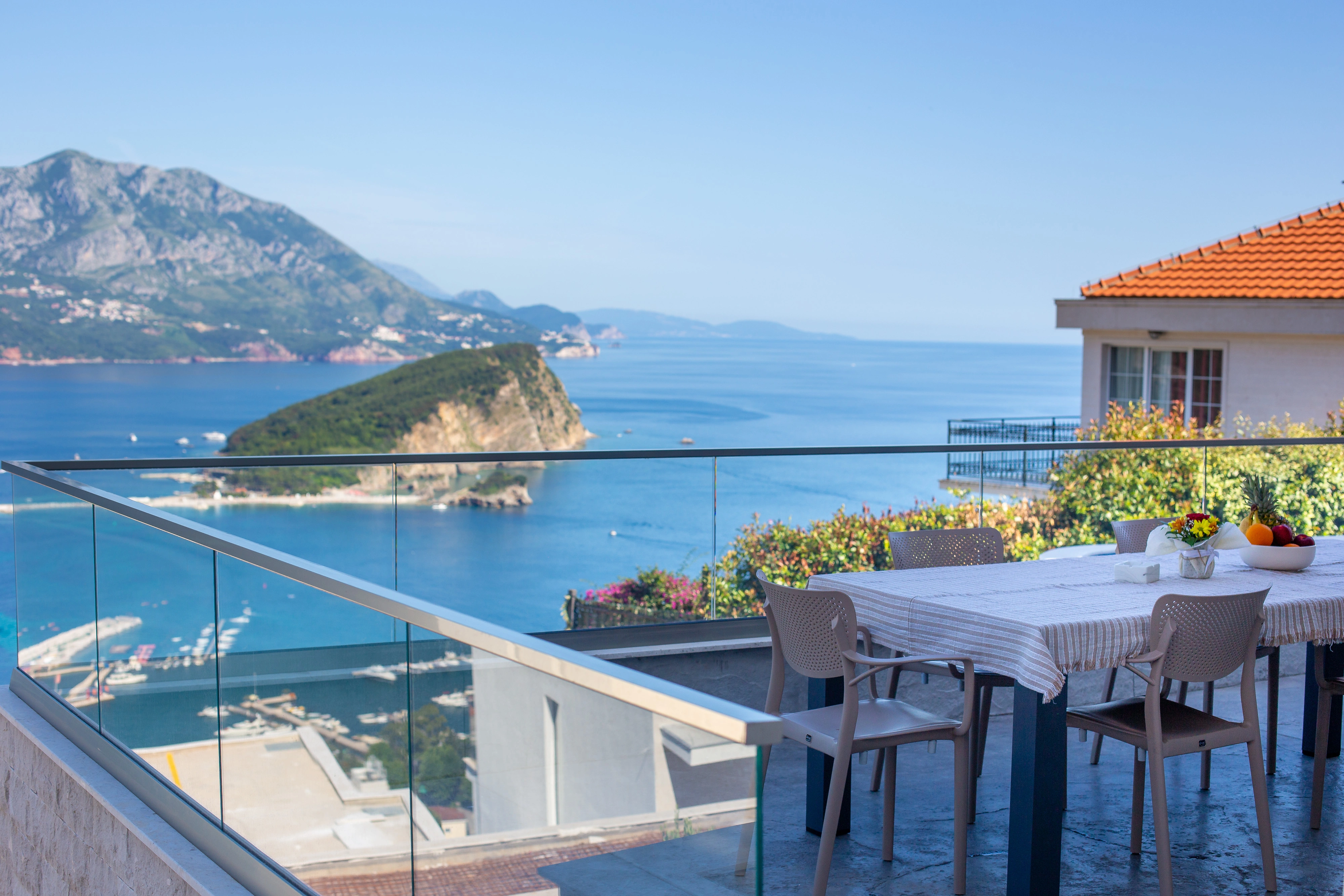 Enchanting View from the Terrace of Moonstruck Villa