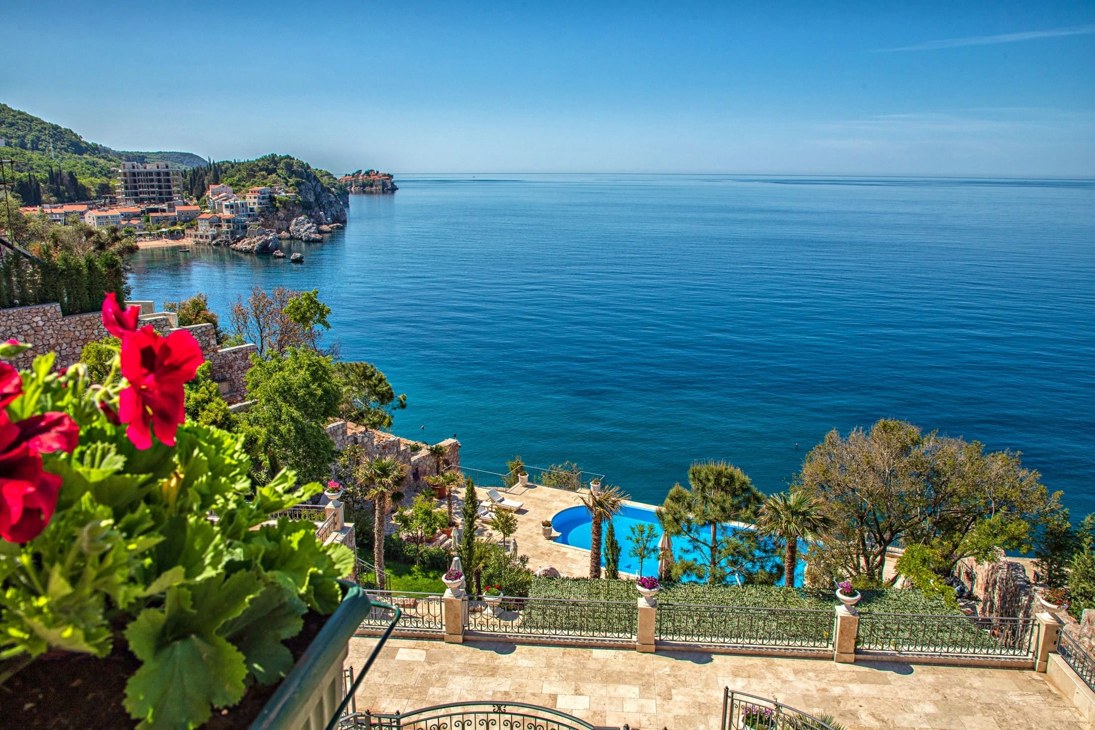 Perfect Sea View from Villa Ponta Melagrana