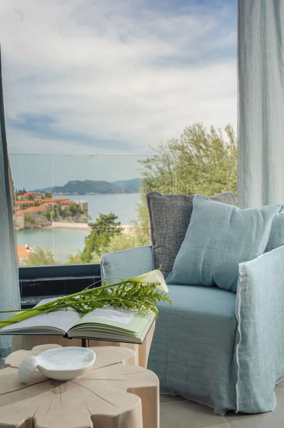 Relaxing While Enjoying a Beautiful View of Montenegro