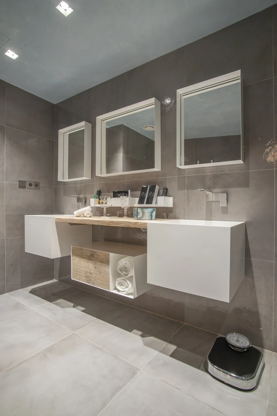 Stylish Villa Bathroom with a Contemporary Design in Montenegro