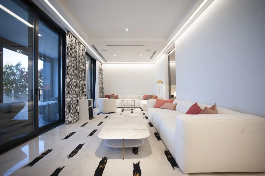 Bright Living Room with Modern Decor