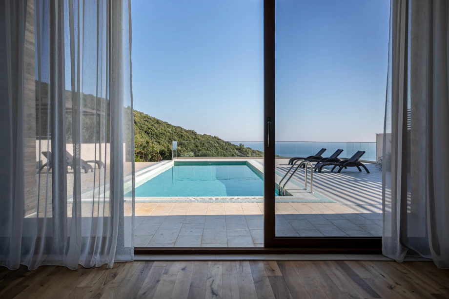 View from the Room to the Pool