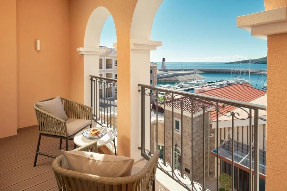 Stunning Terrace View Overlooking the Montenegro Landscape