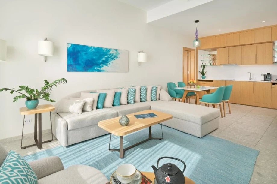 Expansive and Comfortable Living Room in Elegant Villa