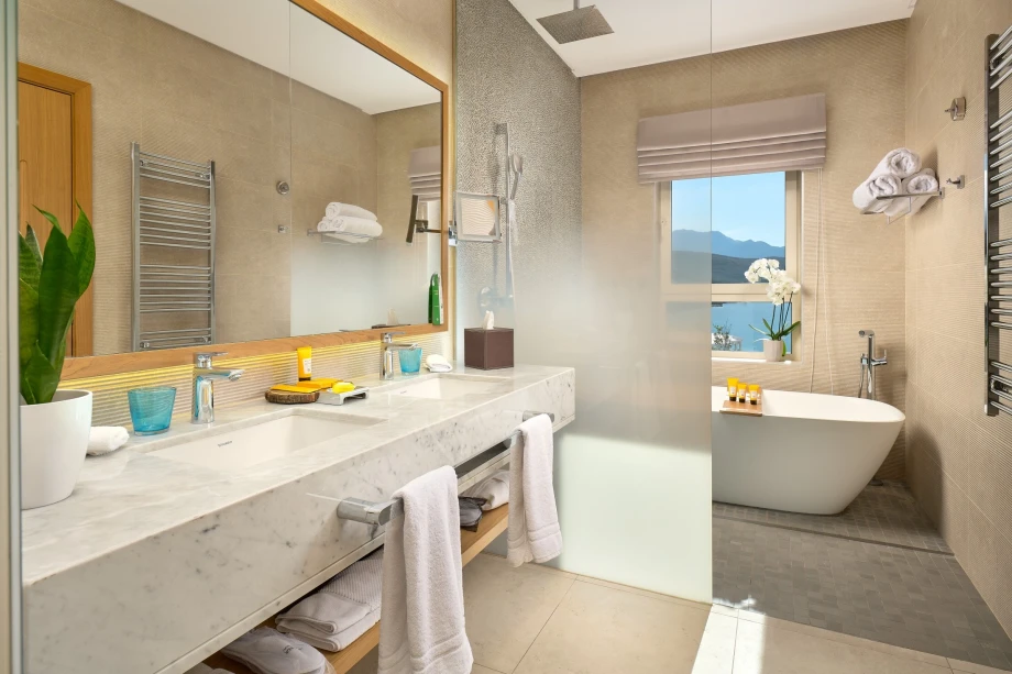 Modern Equipped Bathroom with Luxury Amenities