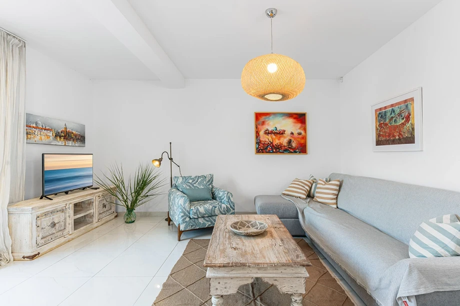 Bright and Airy Living Room with Abundant Natural Light at Montenegro Villa