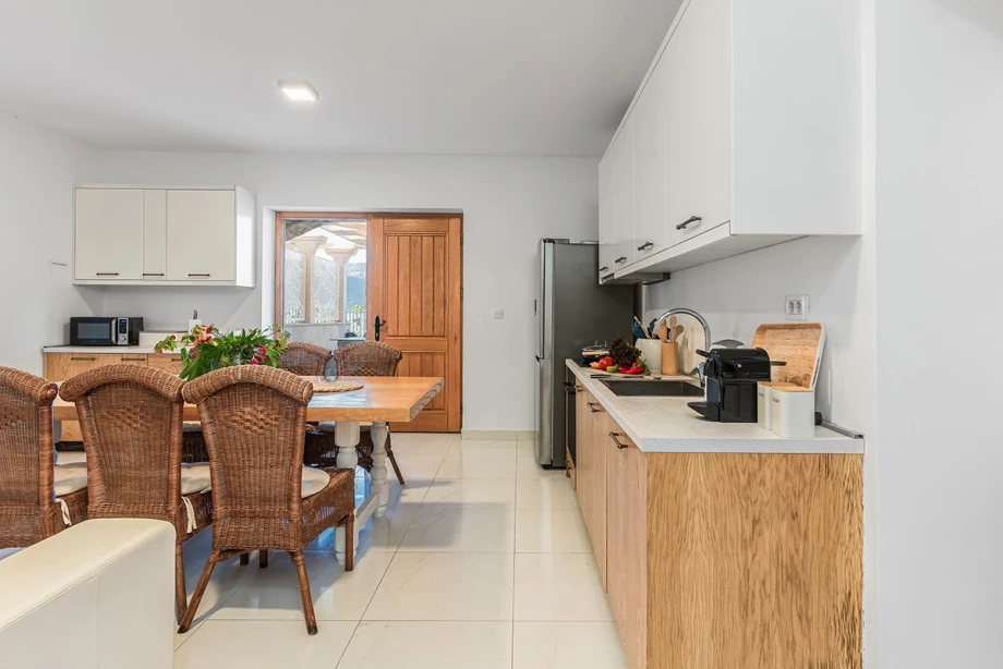 Modern Equipped Kitchen with Premium Appliances at Montenegro Villa