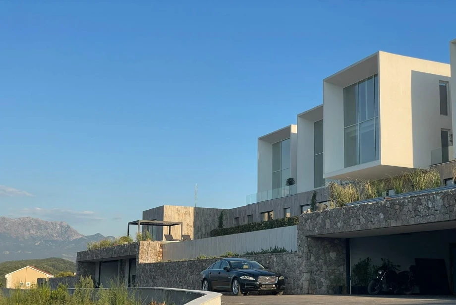 Daytime Exterior View of Luxury Villa in Krašići