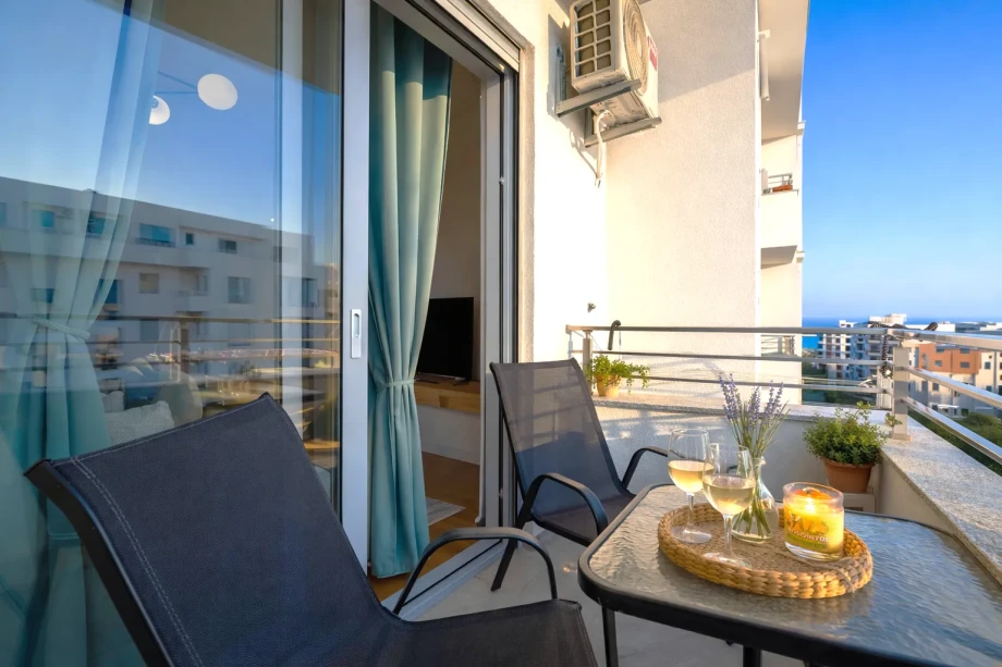 Private Sea View Terrace at Azure Echo Retreat